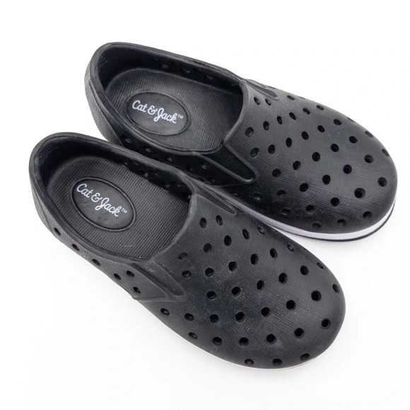 Cat & Jack Toddler Size 8 Boy Girl Unisex Jese Slip-On Water Shoes Black - Picture 6 of 9